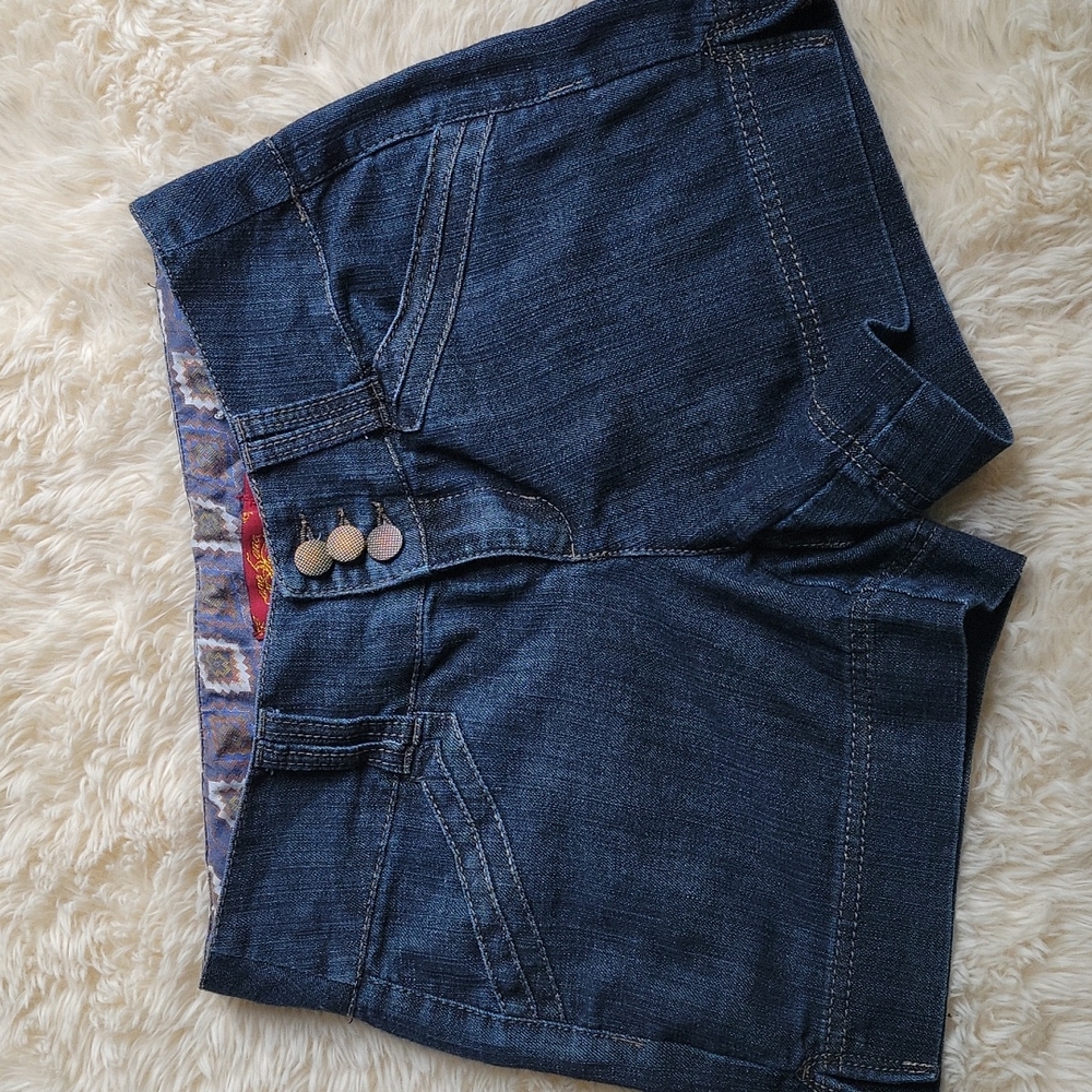 Denim shorts